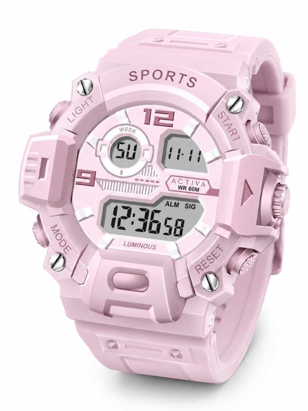 Activa Pink Digital Women’s Sports Smartwatch